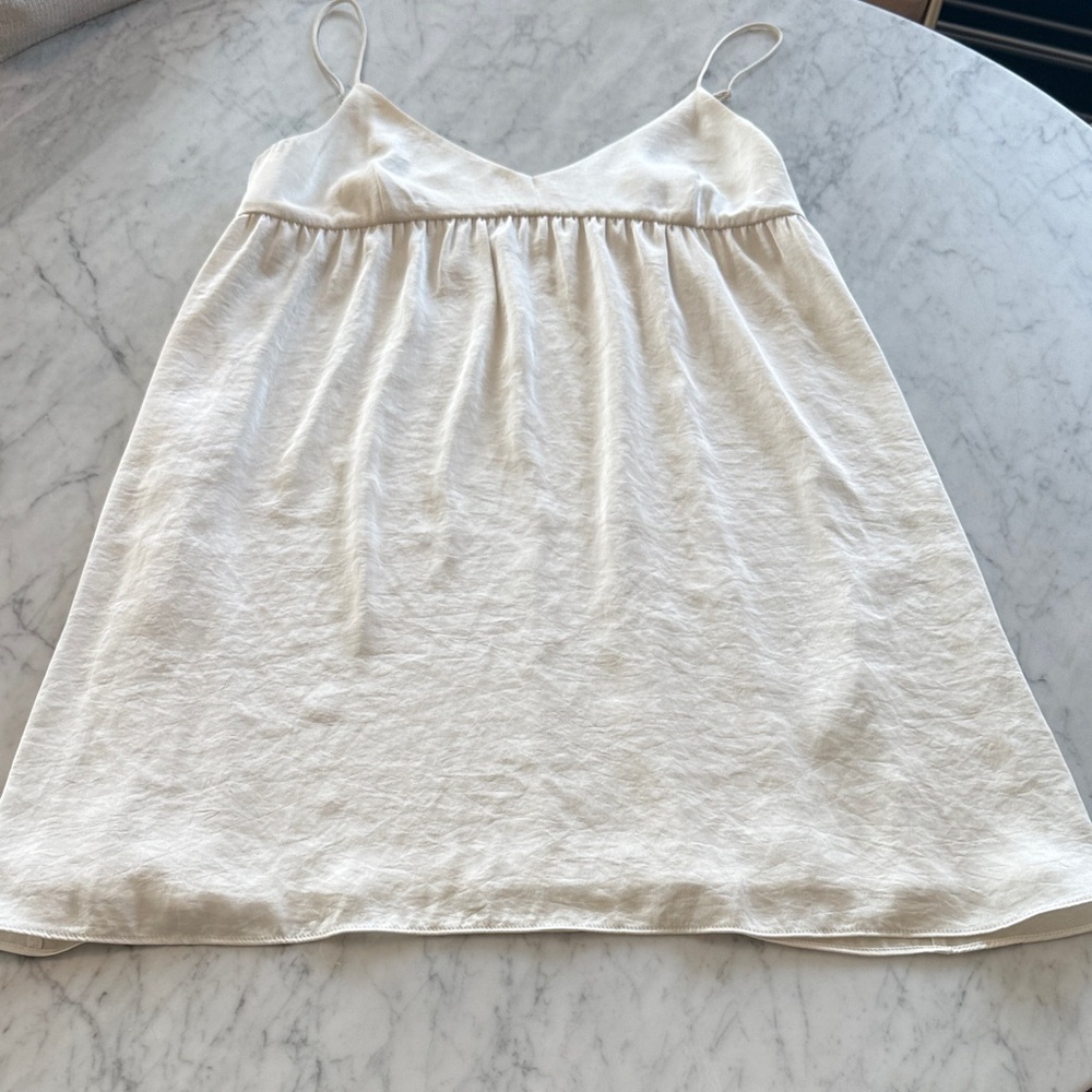 Wilfred Ivory Spaghetti Strap Mini Dress - Picture 8 of 11